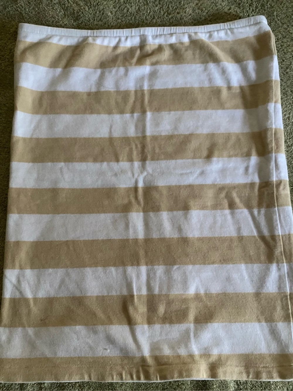 American Eagle Tube Top. Size M. Tan and white. Really cute